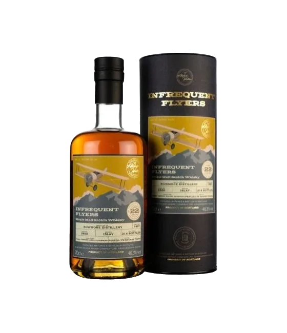Infrequent Flyers Bowmore 22Y 1997, fles bij slijterij t Bockje in Bathmen