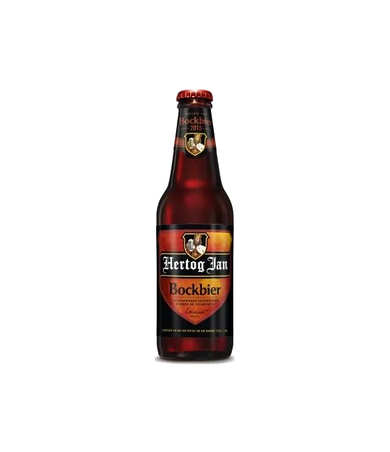 Hertog Jan Bockbier, fles bij slijterij t Bockje in Bathmen