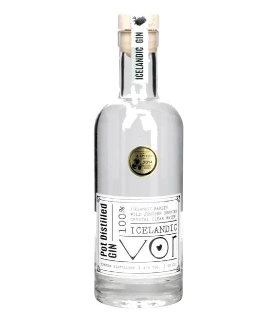 Vor Icelandic Premium Gin, fles bij slijterij t Bockje in Bathmen