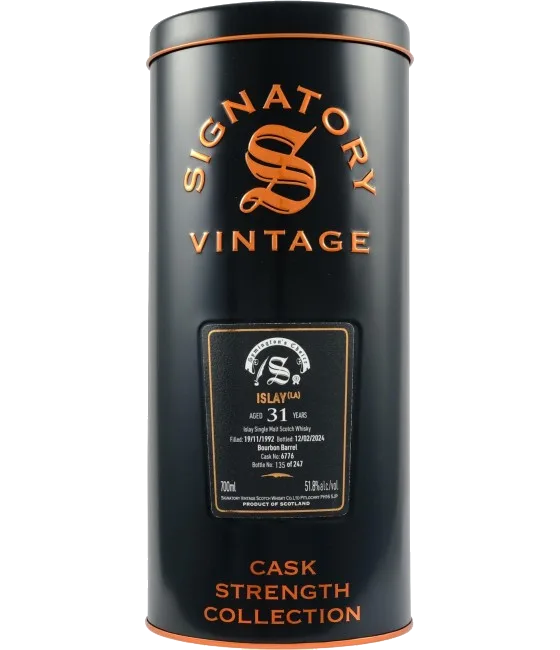 Signatory Islay 31 Years Old 1992/2024, fles bij slijterij t Bockje in Bathmen