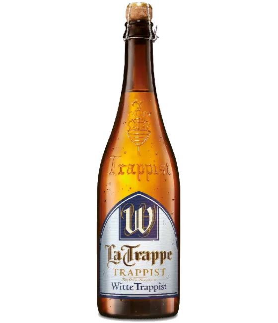 La Trappe Witte Trappist, fles bij slijterij t Bockje in Bathmen