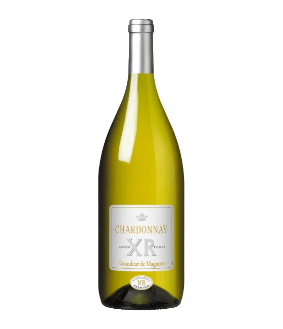 Xavier Roger Chardonnay XL Magnum, fles bij slijterij t Bockje in Bathmen