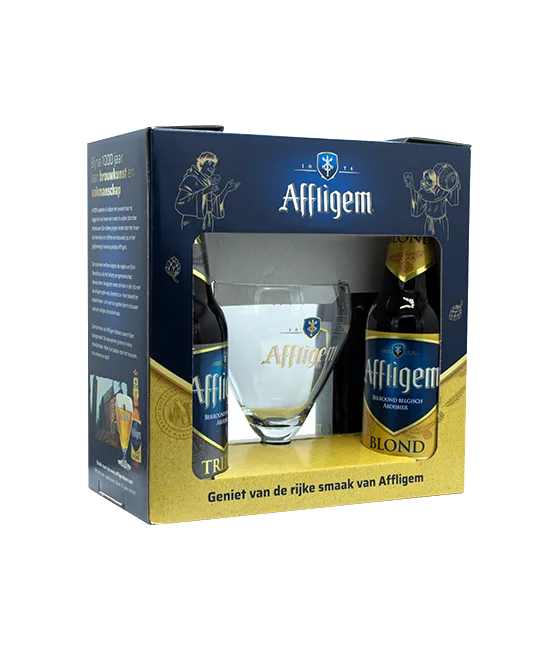 Affligem Geschenkverpakking Met Glas, fles bij slijterij t Bockje in Bathmen