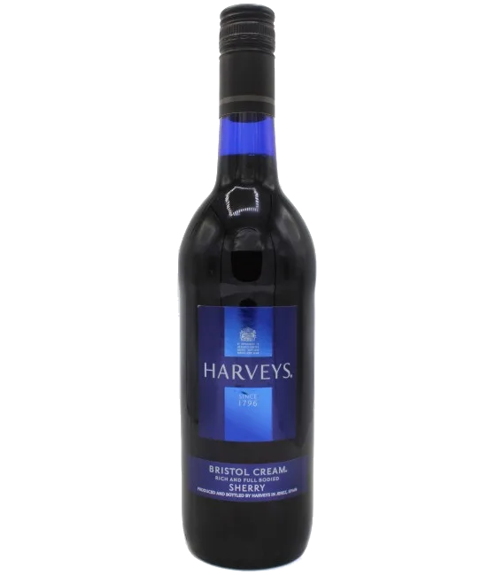 Harveys Bristol Cream Sherry, fles bij slijterij t Bockje in Bathmen