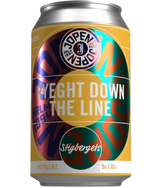 Jopen x Stigbergets Ryeght Down The Line Pale Ale, fles bij slijterij t Bockje in Bathmen