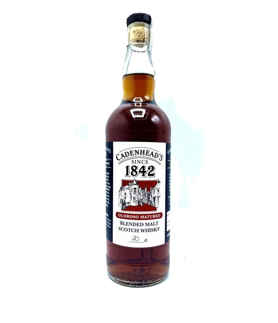 Cadenhead’s Oloroso Matured Cask Strength, fles bij slijterij t Bockje in Bathmen