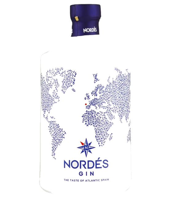 Nordés Atlantic Galician Gin, fles bij slijterij t Bockje in Bathmen