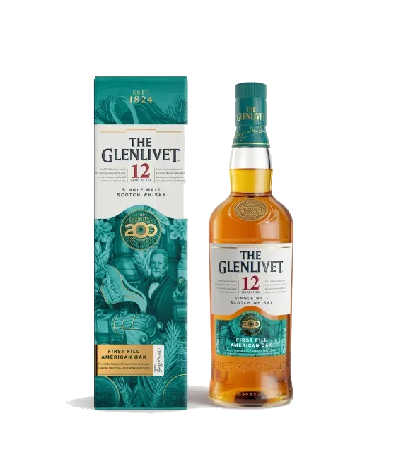 The Glenlivet 12 Years Old First Fill American Oak – 200 Year Anniversary Edition, fles bij slijterij t Bockje in Bathmen