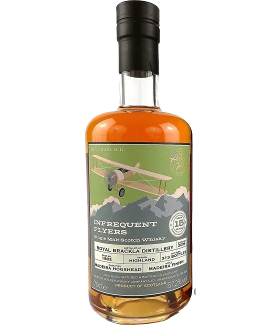 Infrequent Flyers Royal Brackla 2006 15 Years Old, fles bij slijterij t Bockje in Bathmen