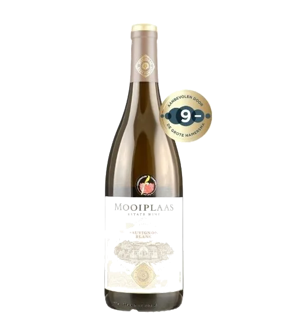 Mooiplaas Classic Sauvignon Blanc, fles bij slijterij t Bockje in Bathmen