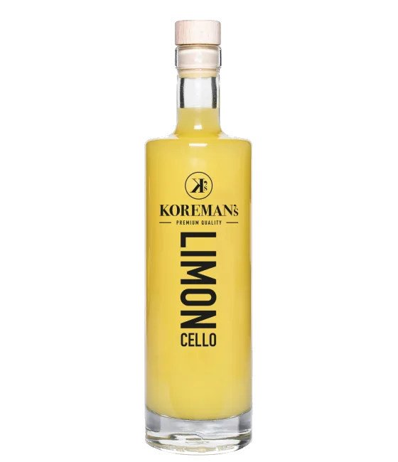 Koreman’s Limoncello, fles bij slijterij t Bockje in Bathmen