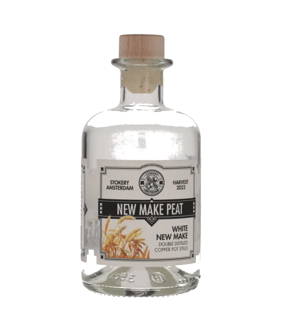 Stokery Amsterdam New Make Peat White, fles bij slijterij t Bockje in Bathmen