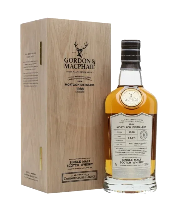 Gordon & MacPhail Mortlach 1988, fles bij slijterij t Bockje in Bathmen
