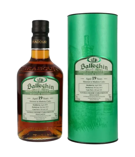 Ballechin 2004 Madeira Cask 19 Years Old, fles bij slijterij t Bockje in Bathmen