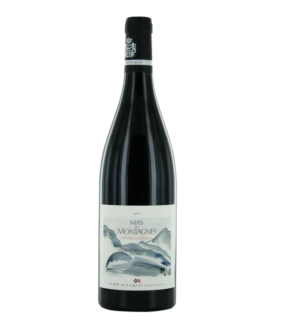 Lorgeril Mas Des Montagnes Roussillon Villages Rouge, fles bij slijterij t Bockje in Bathmen