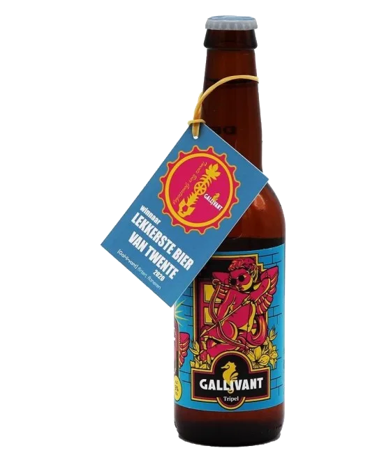 Gallivant – Wingman Tripel, fles bij slijterij t Bockje in Bathmen