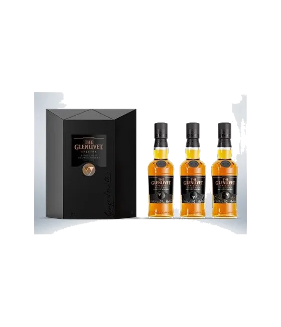 The Glenlivet Spectra 3x20cl, fles bij slijterij t Bockje in Bathmen