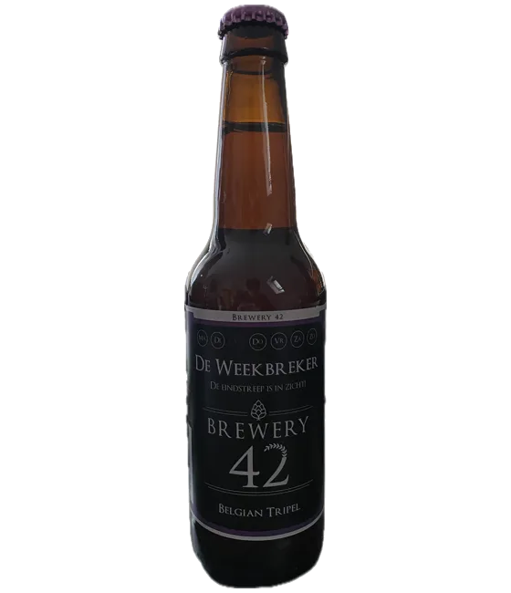 Brewery 42 De Weekbreker, fles bij slijterij t Bockje in Bathmen