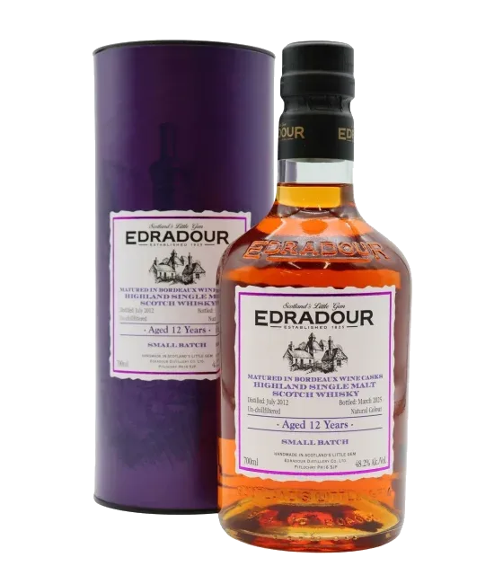 Edradour 2012 Bordeaux Wine Cask Matured, fles bij slijterij t Bockje in Bathmen