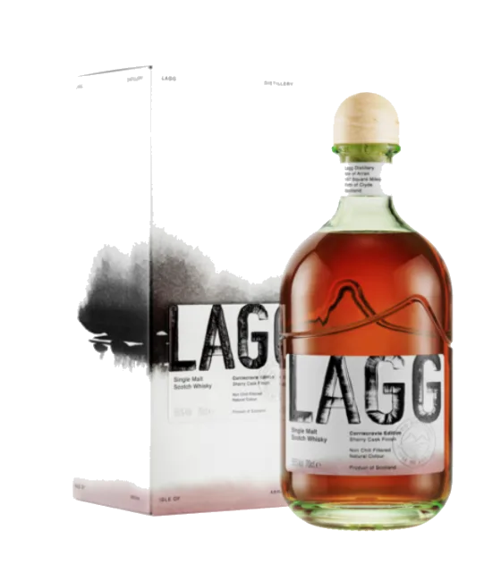 Lagg Corriecravie Edition, fles bij slijterij t Bockje in Bathmen