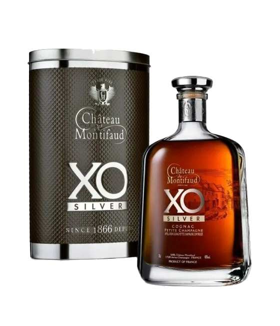 Chateau Montifaud XO Silver, fles bij slijterij t Bockje in Bathmen