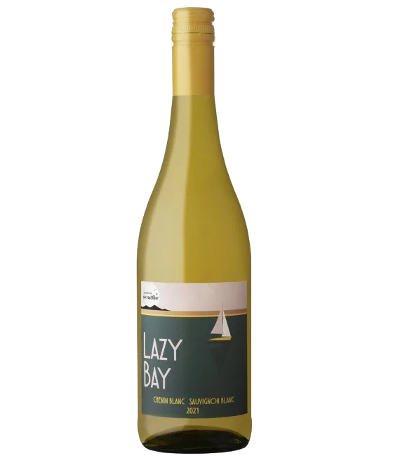 Lazy Bay Sauvignon Blanc-Chenin Blanc, fles bij slijterij t Bockje in Bathmen