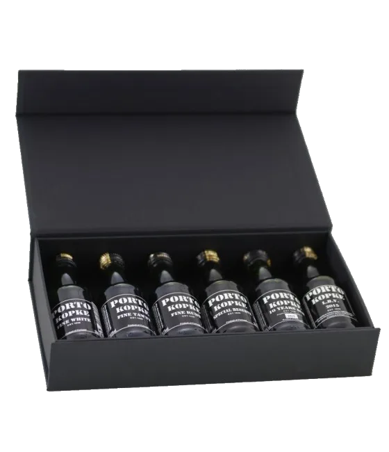 Kopke tasting case Miniaturen proefset, fles bij slijterij t Bockje in Bathmen