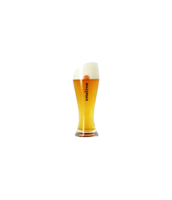 EMELISSE glas, fles bij slijterij t Bockje in Bathmen