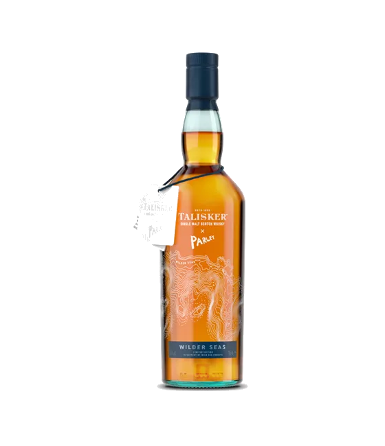 Talisker X Parley ‘Wilder Seas’, fles bij slijterij t Bockje in Bathmen