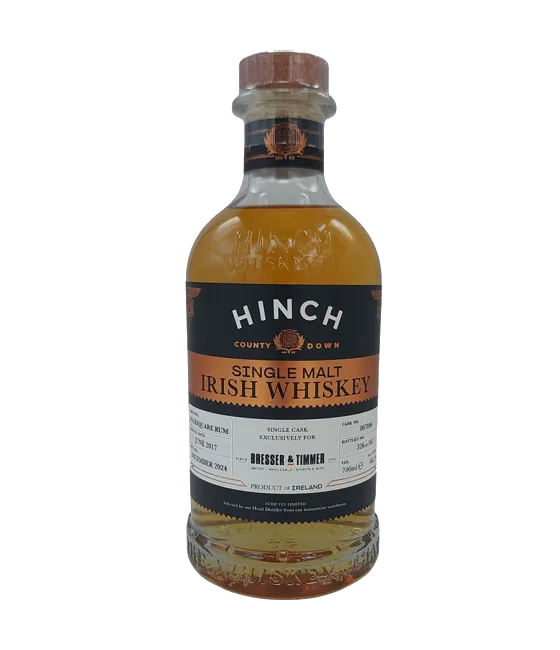 Hinch Foursquare Single Cask #007896, fles bij slijterij t Bockje in Bathmen