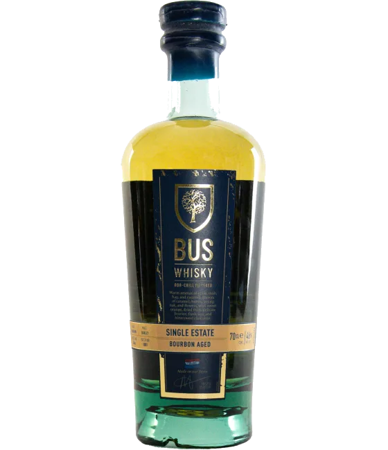 BUS Bourbon Aged Single Malt, fles bij slijterij t Bockje in Bathmen