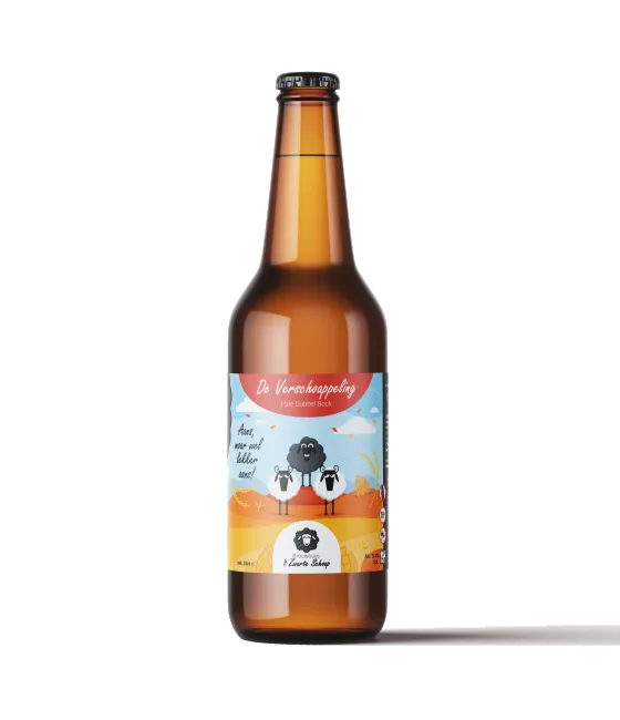 ’t Zwarte Schoap De Verschoappeling Pale Dubbel Bock, fles bij slijterij t Bockje in Bathmen
