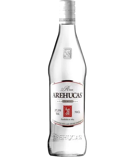 Ron Arehucas Carta Blanca, fles bij slijterij t Bockje in Bathmen