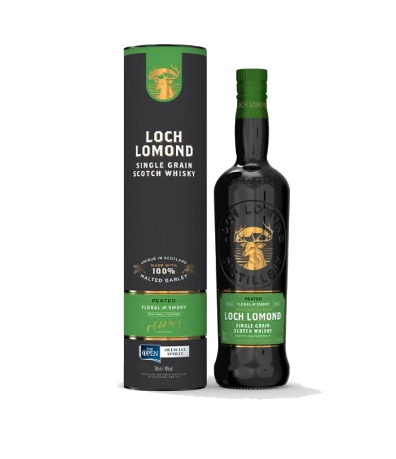 Loch Lomond Coffey still Peated Single Grain 46%, fles bij slijterij t Bockje in Bathmen
