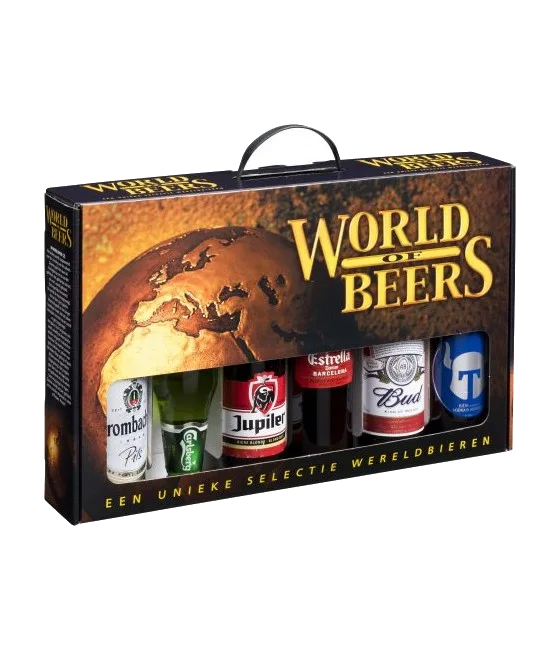 Geschenkverpakking World of Beers 6x 0,33L, fles bij slijterij t Bockje in Bathmen