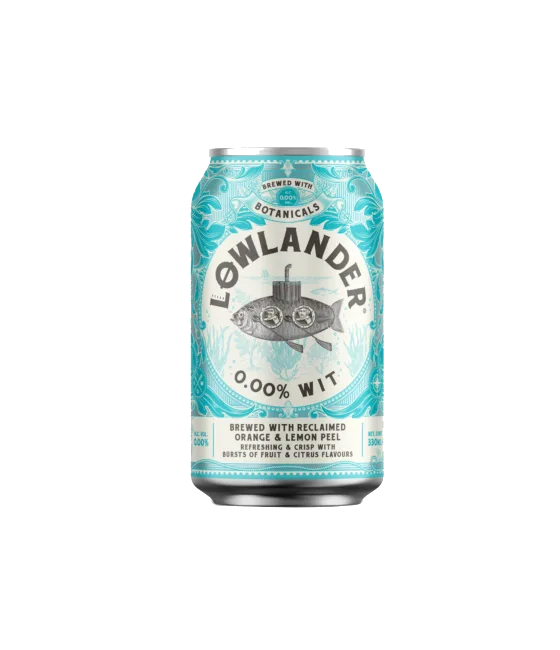 Lowlander 0.00% Wit, fles bij slijterij t Bockje in Bathmen