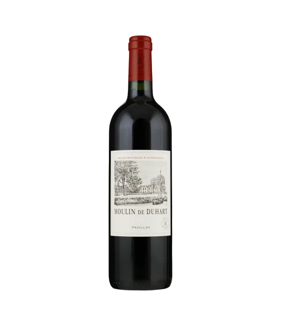 Moulin de Duhart Pauillac DBR Lafite, fles bij slijterij t Bockje in Bathmen