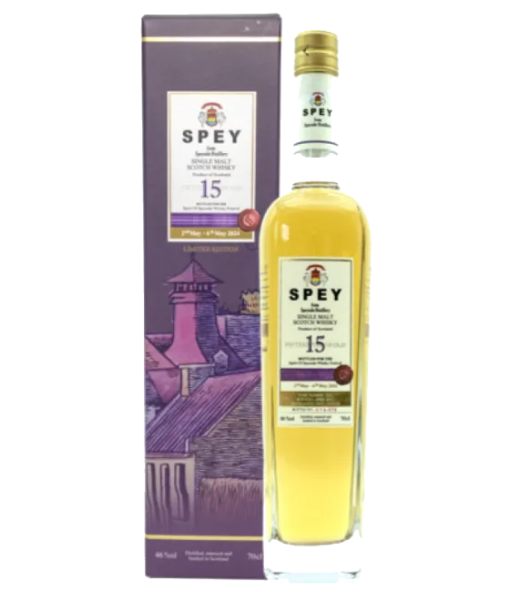 Spey 15 Years Old Festival Edition #3135, fles bij slijterij t Bockje in Bathmen
