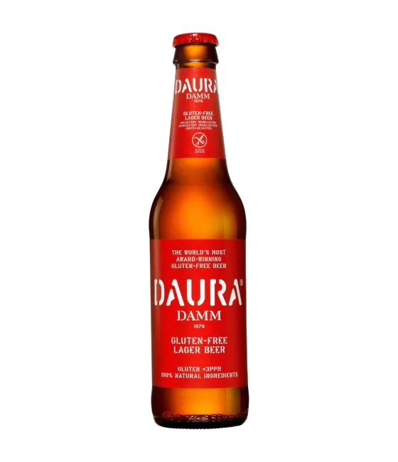 Estrella Daura Glutenvrij, fles bij slijterij t Bockje in Bathmen