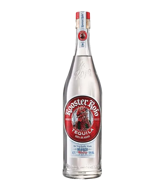 Rooster Rojo Blanco, fles bij slijterij t Bockje in Bathmen