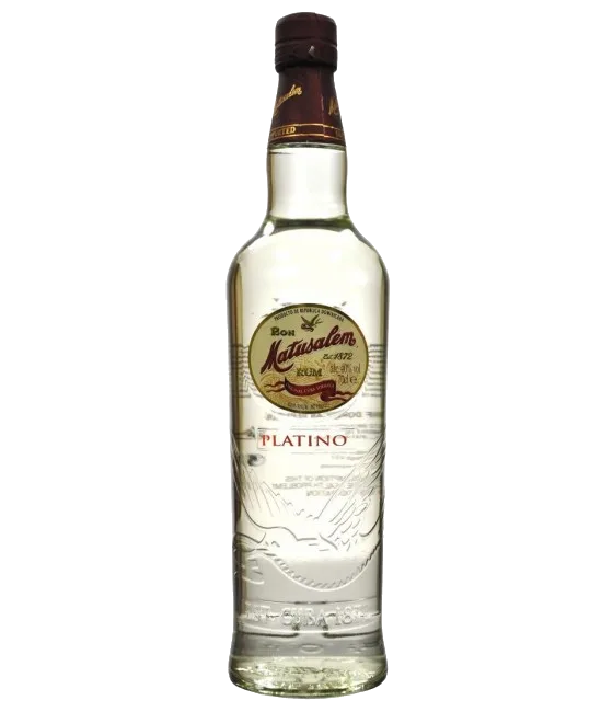 Matusalem rum Platino, fles bij slijterij t Bockje in Bathmen