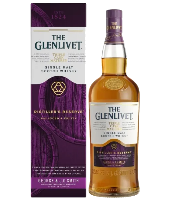 Glenlivet Distiller’s Reserve, fles bij slijterij t Bockje in Bathmen
