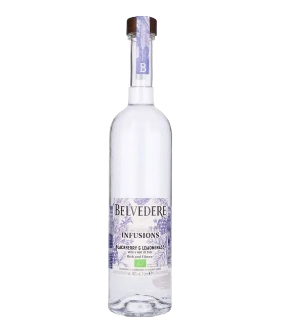 Belvedere Infusion Blackberry Lemongrass, fles bij slijterij t Bockje in Bathmen