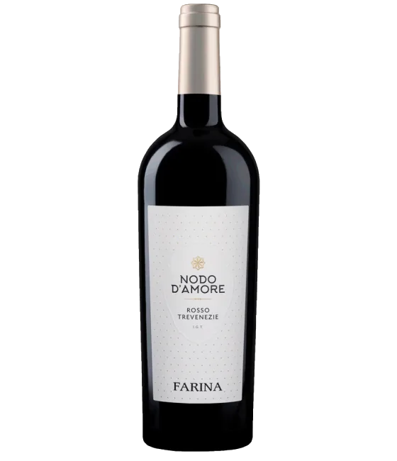 Farina Nodo D’amore rosso Trevenezie, fles bij slijterij t Bockje in Bathmen