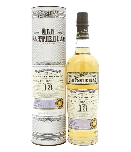 Old Particular Probably Orkney’s Finest 18 Years old Vintage 2002, fles bij slijterij t Bockje in Bathmen