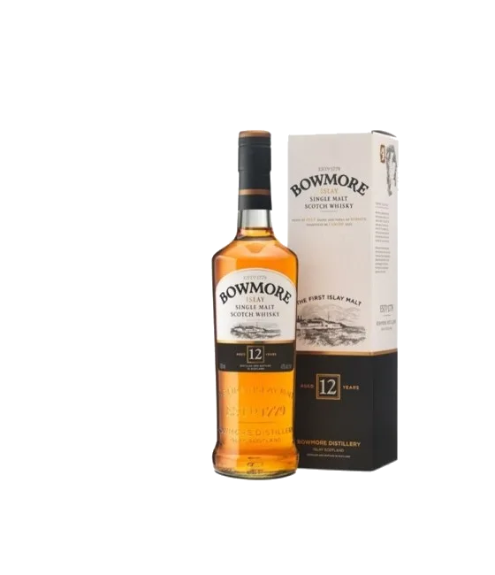 Bowmore 12 Years Old Single Malt, fles bij slijterij t Bockje in Bathmen