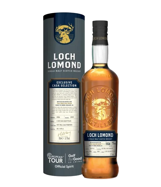 Loch Lomond 2006 Exclusive Cask Selection 1st Fill Limousin Oak 18/476-6, fles bij slijterij t Bockje in Bathmen