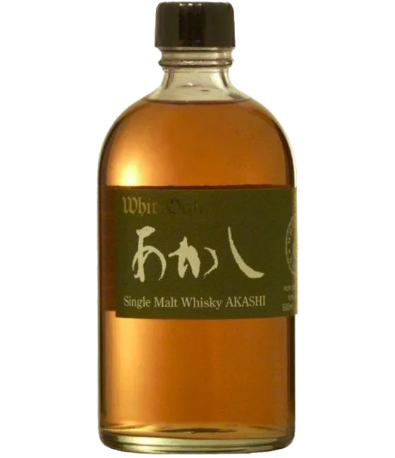 Akashi White Oak Single Malt Japanse Whisky, fles bij slijterij t Bockje in Bathmen