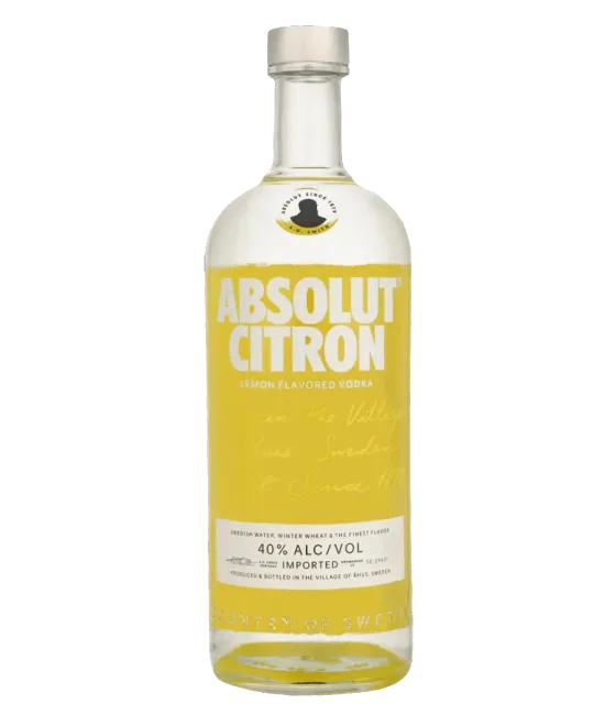 Absolut Citron, fles bij slijterij t Bockje in Bathmen