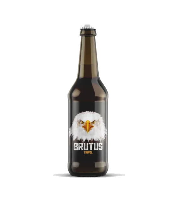 Brutus Bier Tripel, fles bij slijterij t Bockje in Bathmen